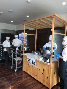180808_天ぷら実演（旭ヶ丘）
