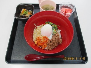 180816_ビビンバ丼（桂川）