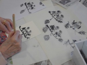 180909_水墨画教室(新宿戸山)
