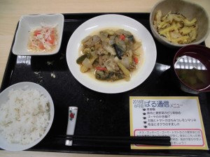 180823_麦ごはんと夏野菜（尾上の松）