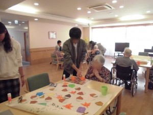 081019_中等教育学校の生徒さんと交流１（奈良公園）