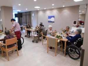 181112_フラワーアレンジメント（新井薬師）