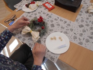 181205_クリスマスリース作り(洗足池）