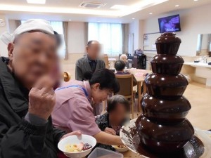 190217_バレンタイン～チョコレートファウンテン～（チャームスイート向日町）