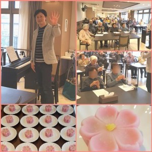 190303_音楽セラピーと桜の御菓子（チャームスイート仁川）