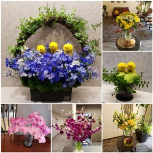 190405_館内のお花（チャームスイート仁川）