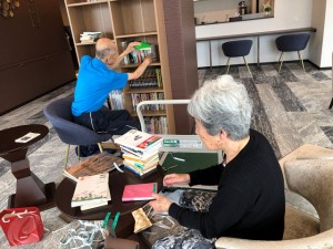 190714_図書コーナー作り（チャーム新大阪淡路）