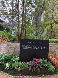 190714_玄関はホームの顔（＾Ｏ＾）（チャームスイート仁川）