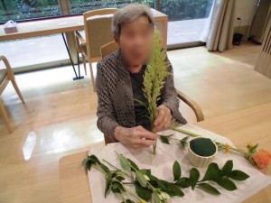 190821_生け花（チャームスイート京都桂川）