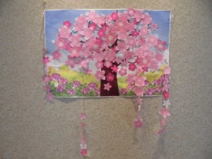 200323_さくらの壁面飾り（チャームスイート新井薬師さくらの森弐番館）